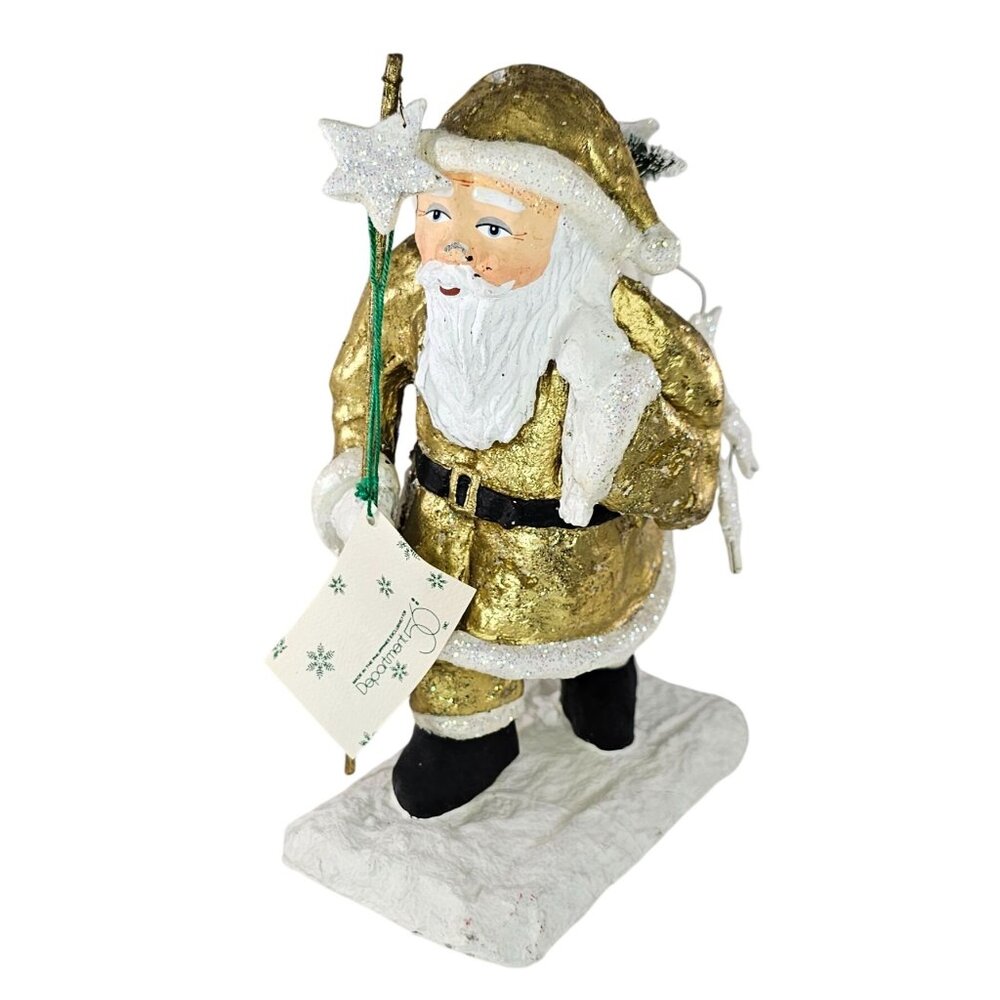 Department 56 Father Frost Gold Santa Figurine Christmas Decor